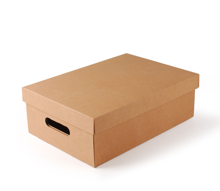 Cardboard box with lid for vegetables.