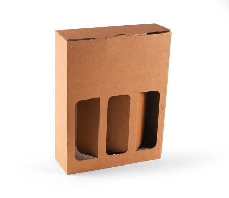 Scatola Vino Resistente (2-3 Bottiglie) | SelfPackaging