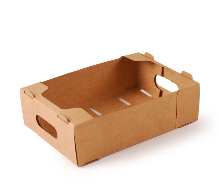 Caja de cartón para frutas pequeñas