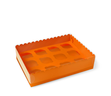 Boîte carton à 12 cupcakes Personnalisée | SelfPackaging