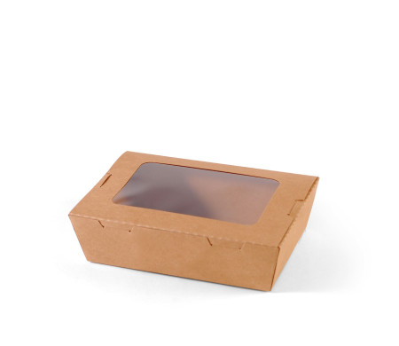 Take Away Schachtel Mit Fenster | SelfPackaging