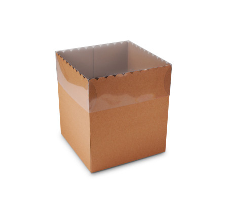 Caja para Tartas y Pasteles, con Tapa Transparente