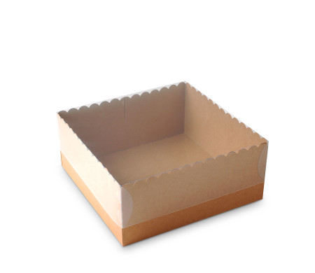 Caja para Tartas y Pasteles, con Tapa Transparente