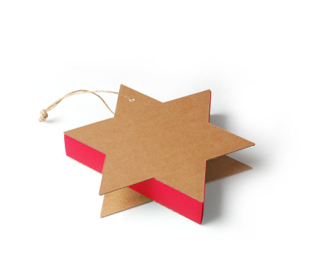 Caja Regalo en Forma de Estrella Ideal para Navidad