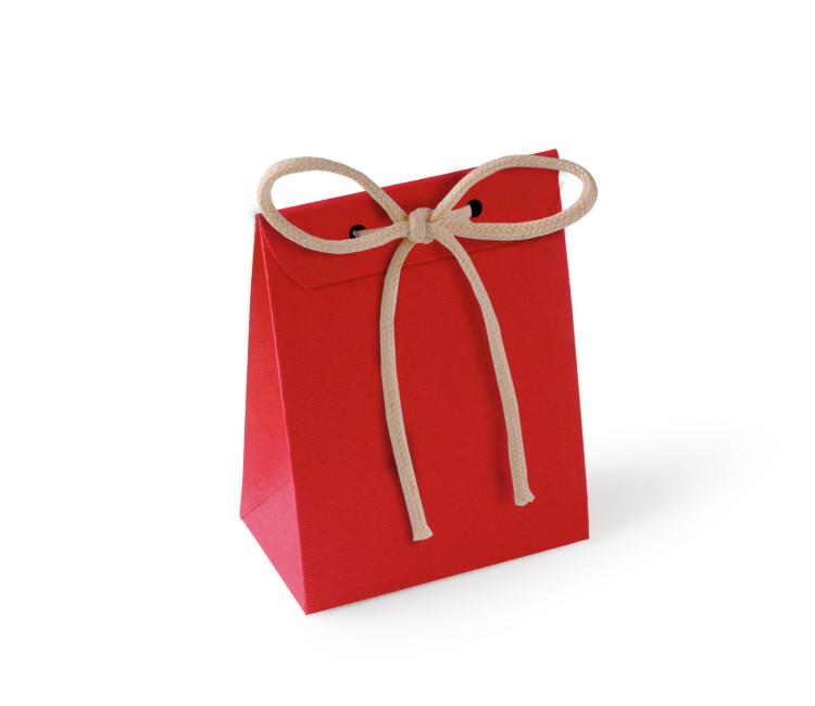 Paper gift bag for chocolates and small gifts