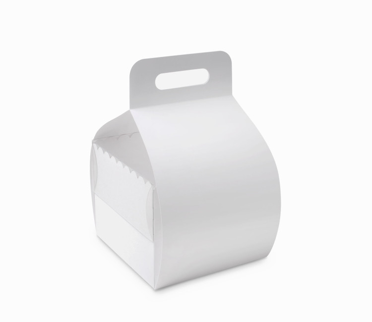 Box for Cakes and Pies, with a Handle and Lid