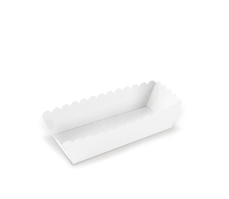 Tray for hot dogs and cakes