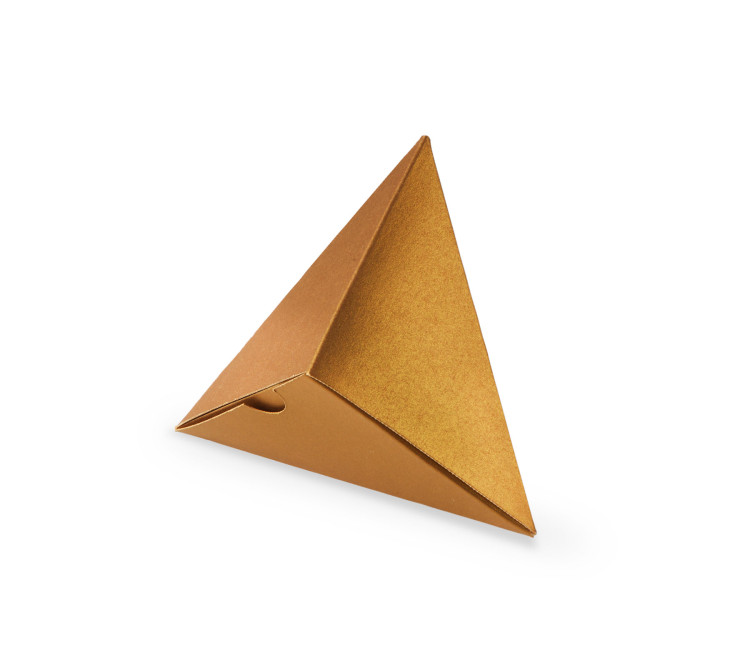 Caja Regalo Triangular para Joyería y Tiendas