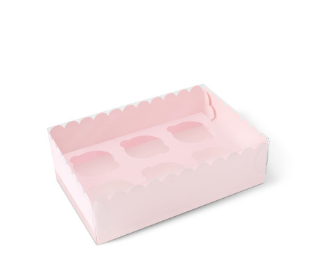 Caja para 6 Cupcakes, Magdalenas o Cookies