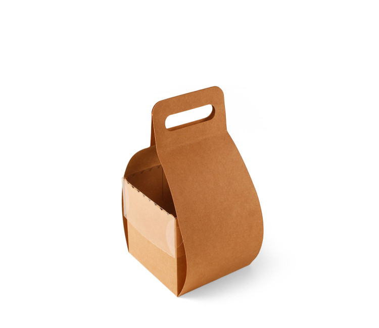 Box for Cakes and Pies, with a Handle and Lid