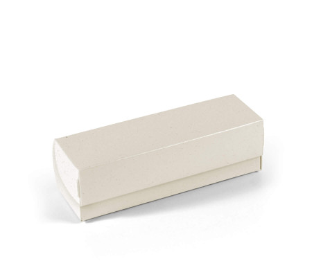 Elongated box with lid for macarons