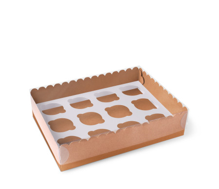Scatola 12 Cupcake Cartone | SelfPackaging