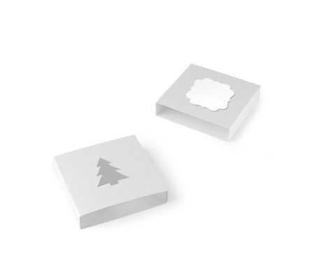 Box for Sweets with an Original Die Cut Figure 