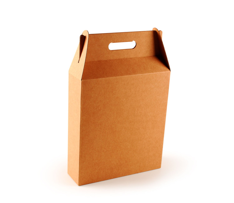 Caja de vinos y cava con asa en dos medidas para dos o tres botellas