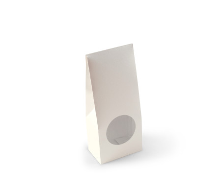 Caja con ventana para alimentación