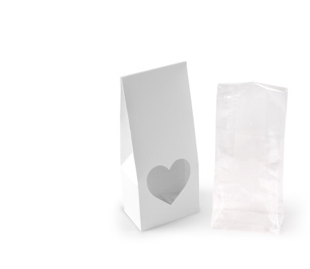 Caja con ventana para alimentación