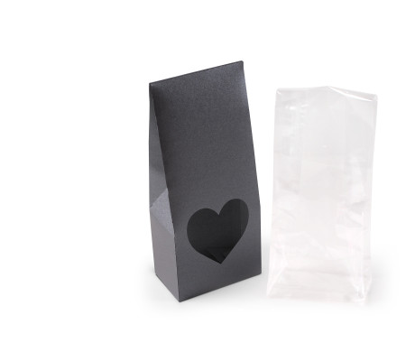 Caja con ventana para alimentación