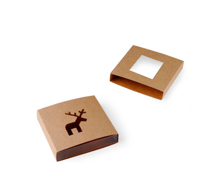 Box for Sweets with an Original Die Cut Figure 