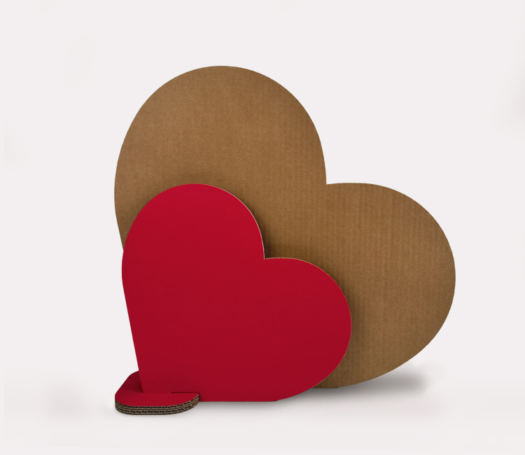 Corazones decorativos 3D para San Valentín | Escaparates retail