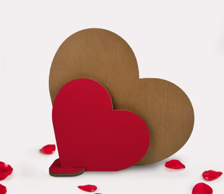 Cuori decorativi 3D per San Valentino | Vetrine retail