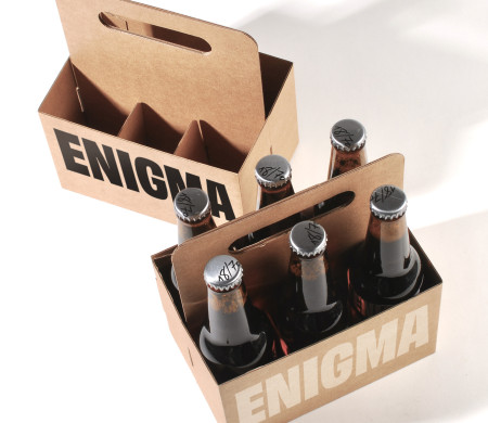 Packaging avec poignée pour bières artisanales et boissons craft