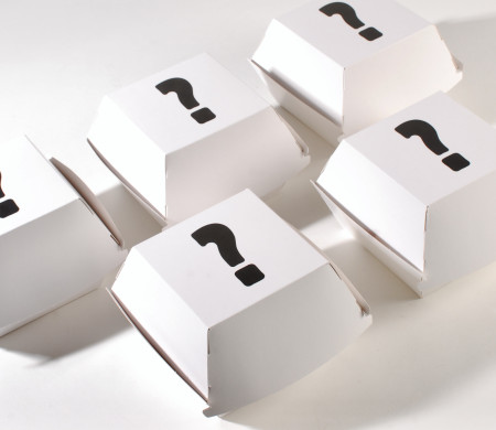 Cajas para hamburguesas con mensaje interior