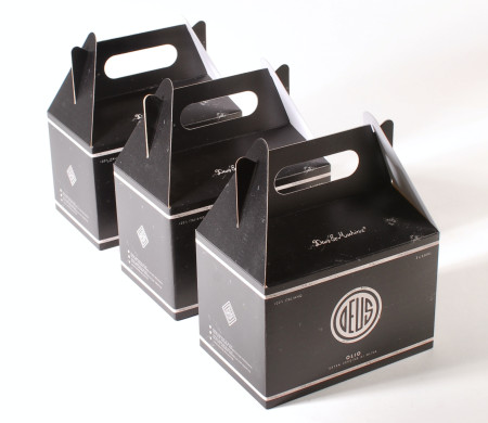 Scatole con maniglia per retail gourmet