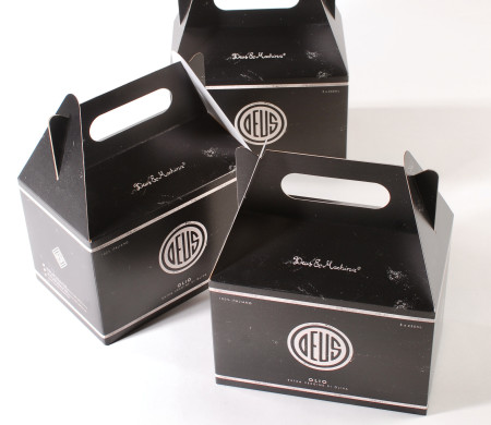 Scatole con maniglia per retail gourmet