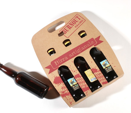 Premium cardboard box for craft beer packs