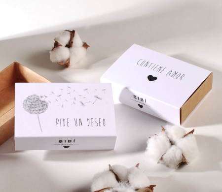 Estuche pequeño con mensaje para regalos handmade