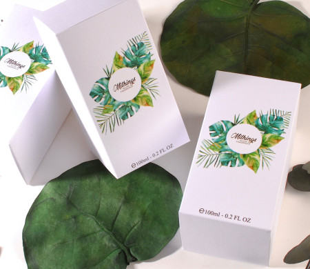 Premium cardboard box for cosmetics and candles