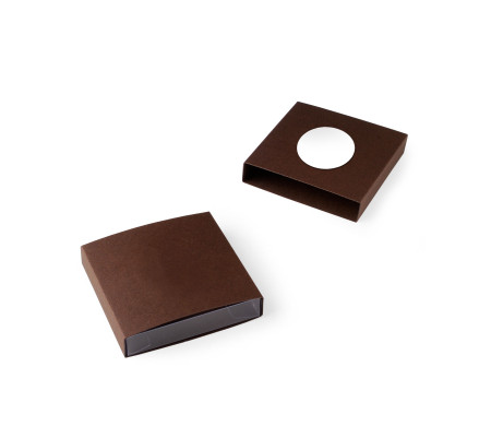 Box for Sweets with an Original Die Cut Figure 