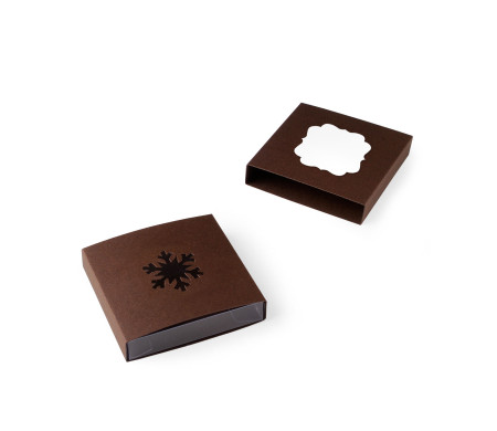 Box for Sweets with an Original Die Cut Figure 