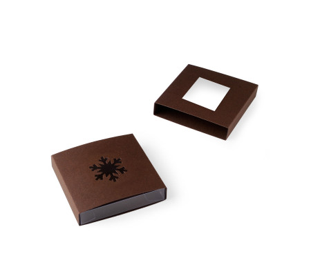 Box for Sweets with an Original Die Cut Figure 