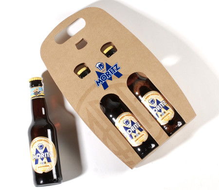 Caja para 2 cervezas | Portabotellas de cartón