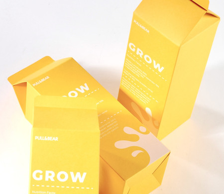 Caja tipo brick de cartón para welcome packs, PR y campañas de marca