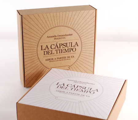 Boîte capsule temporelle | Boîte cadeau carton