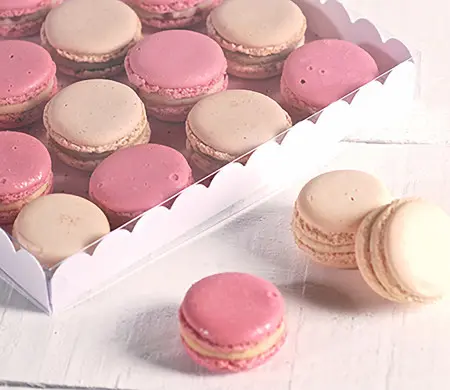 Kartontablett für Macarons...