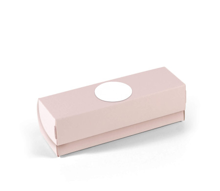 Boîte allongée avec couvercle pour macarons