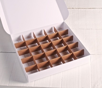 Truffle inserts - 25 compartments