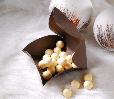 Personalised Christmas box with angel sticker