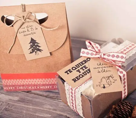 Kraft Christmas gift bag...
