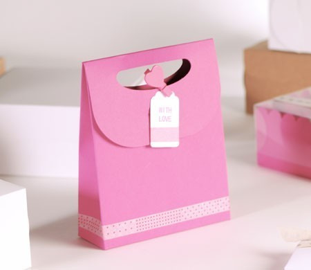 Pink Gift Bag 'With Love'