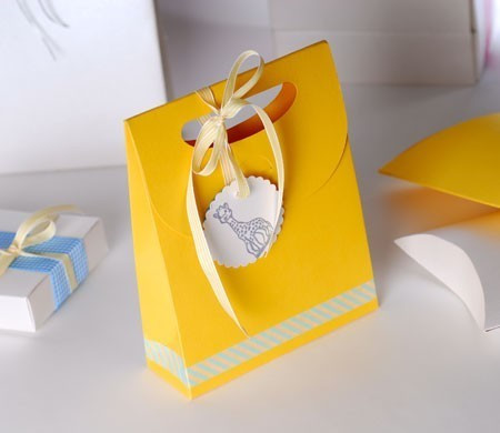 Little Gift Bag with Ribbon for Baby Showers