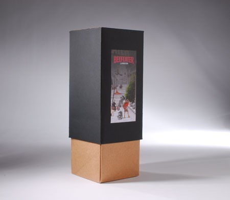 Elegante Scatola regalo Bicolore per Bottiglie 