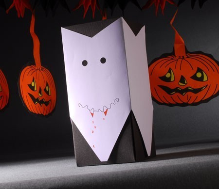 Caja de Regalo para Halloween con Drácula Caja de Regalo para Halloween con Drácula