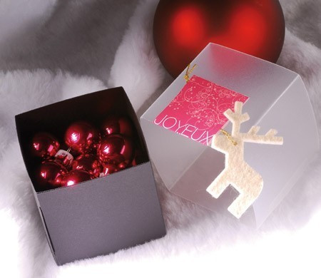 Cajita cuadrada para regalar en Navidad Cajita cuadrada para regalar en Navidad
