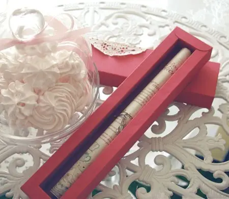 Cajita para invitaciones de...