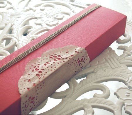 Cajita para Invitaciones de Boda