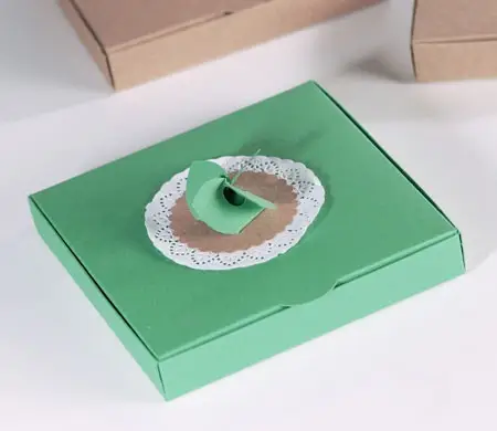 Gift box with a flower...